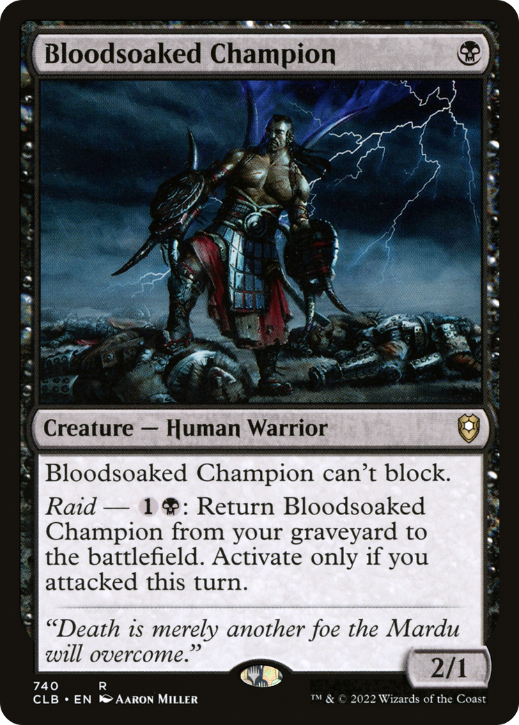 Bloodsoaked Champion [Commander Legends: Battle for Baldur's Gate]-1