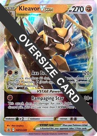 Kleavor VSTAR (SWSH249) (Jumbo Card) [Sword & Shield: Black Star Promos]-1