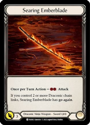Searing Emberblade [FAI002] (Uprising Fai Blitz Deck)-1