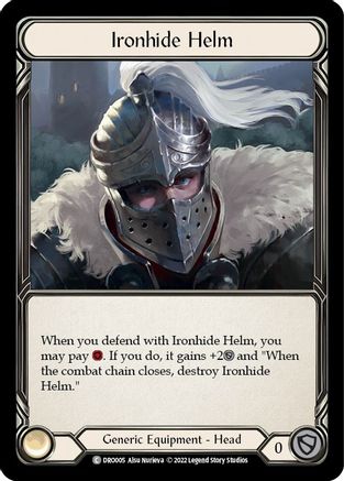 Ironhide Helm [DRO005] (Uprising Dromai Blitz Deck)-1
