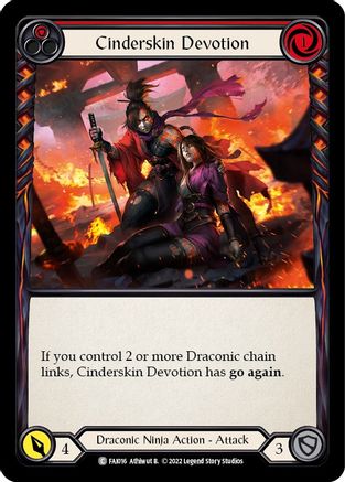 Cinderskin Devotion (Red) [FAI016] (Uprising Fai Blitz Deck)-1