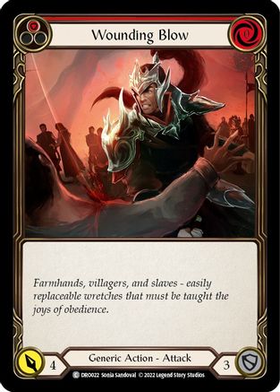 Wounding Blow [DRO022] (Uprising Dromai Blitz Deck)-1