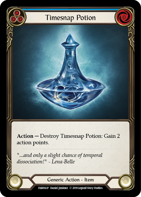 Timesnap Potion [FAB014-P] (Promo)  1st Edition Cold Foil-1