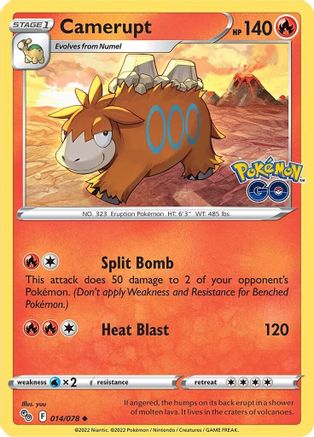 Camerupt (014/078) [Pokémon GO]-1