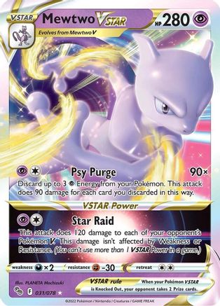 Mewtwo VSTAR (031/078) [Pokémon GO]-1