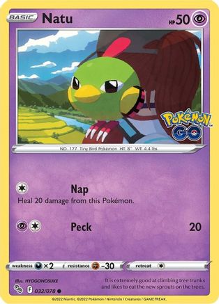 Natu (032/078) [Pokémon GO]-1