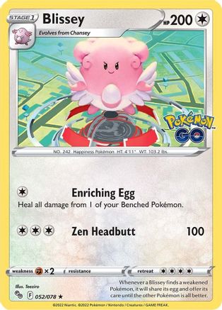 Blissey (052/078) [Pokémon GO]-1