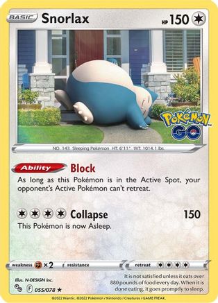 Snorlax (055/078) [Pokémon GO]-1