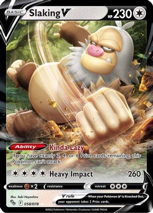 Slaking V (058/078) [Pokémon GO]-1