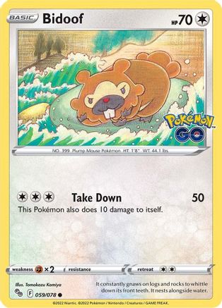 Bidoof (059/078) [Pokémon GO]-1