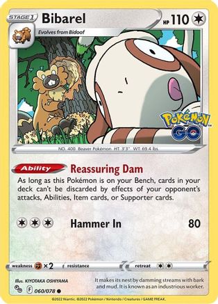 Bibarel (060/078) [Pokémon GO]-1