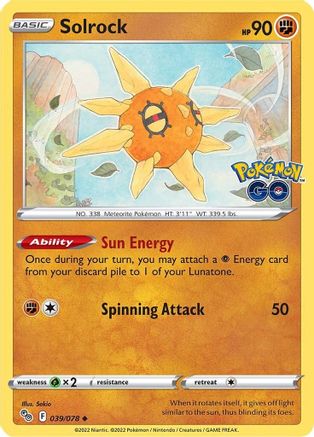 Solrock (039/078) [Pokémon GO]-1
