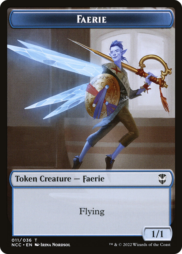 Faerie (TNCC-011) - New Capenna Commander Tokens-1