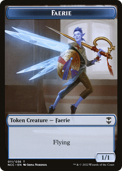 Faerie (TNCC-011) - New Capenna Commander Tokens Foil-1