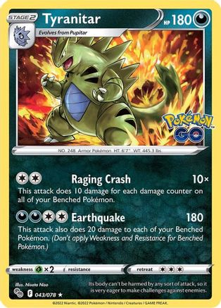 Tyranitar (043/078) [Pokémon GO]-1