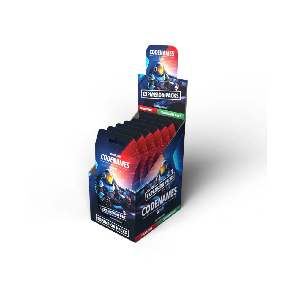 Codenames SCI-FI - Expansion Pack DISPLAY (includes 6x packs)