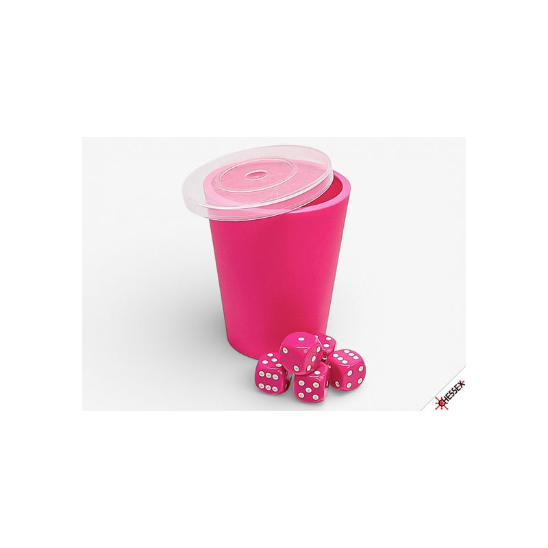 CHX 89124 Cup-O-Dice Games Neon Pink