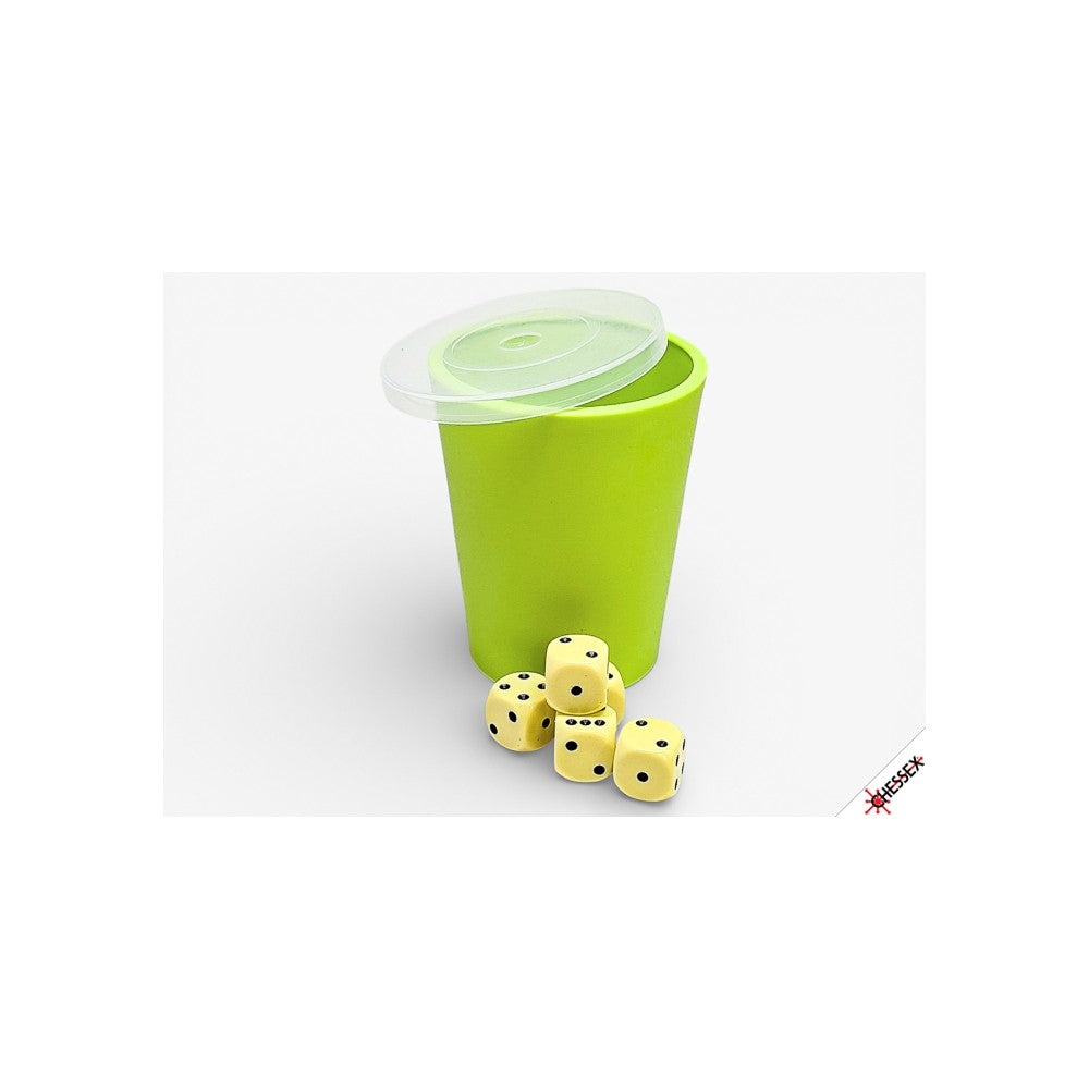 CHX 89125 Cup-O-Dice Games Neon Green