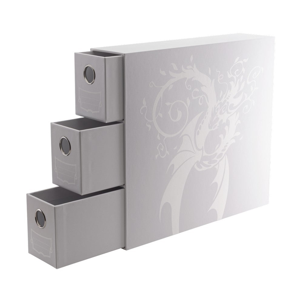 Dragon Shield: Fortress Card Drawers – Vertical: Size 3XL – White