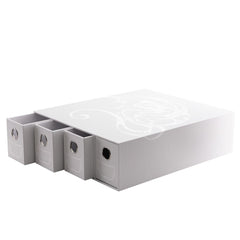 Dragon Shield: Fortress Card Drawers – Horizontal: Size 4 – White