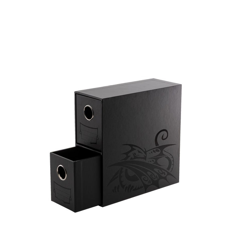 Dragon Shield: Fortress Card Drawers – Vertical: Size 2 – Black