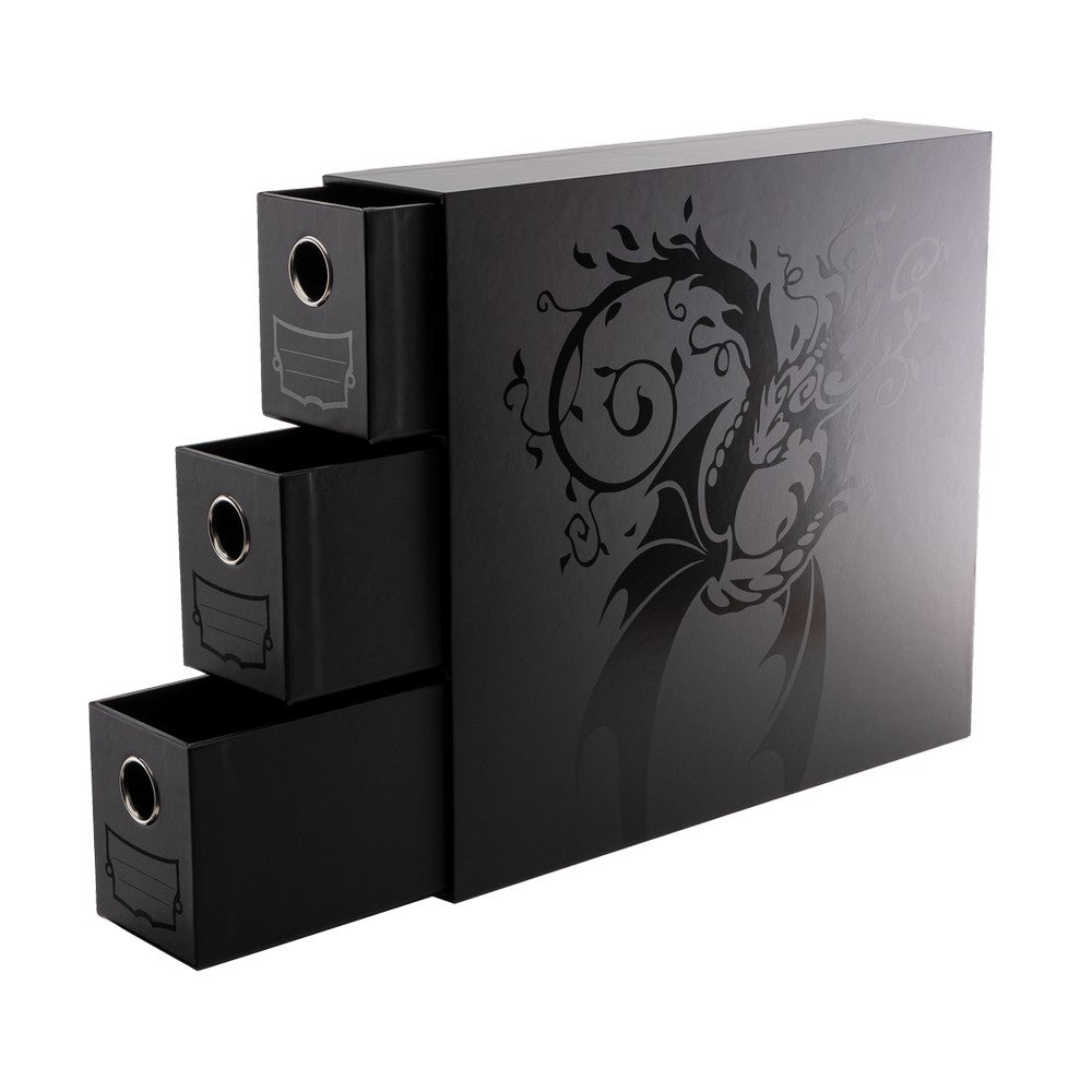 Dragon Shield: Fortress Card Drawers – Vertical: Size 3XL – Black