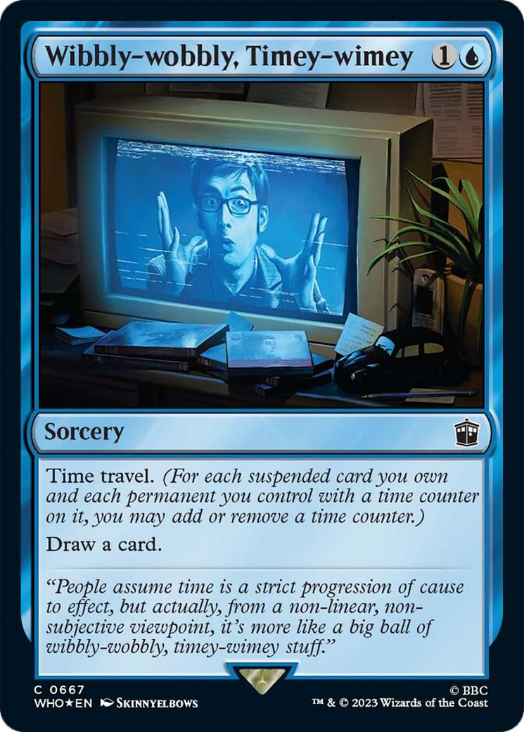 Wibbly-wobbly, Timey-wimey (Surge Foil) [Doctor Who]-1