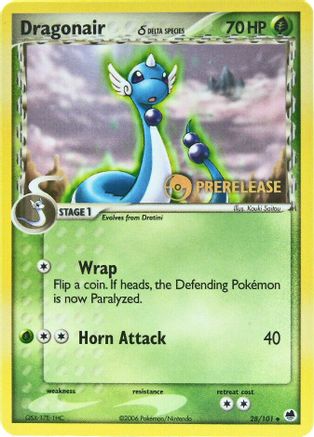 Dragonair (28/101) (Prerelease) [EX: Dragon Frontiers]-1