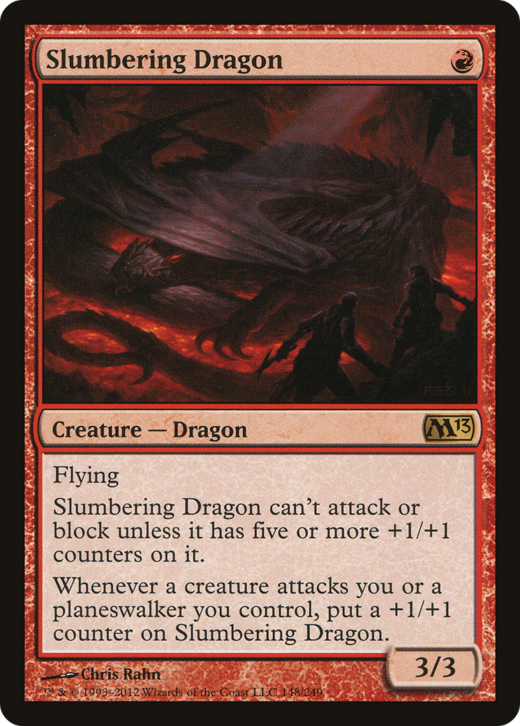 Slumbering Dragon [Magic 2013]-1