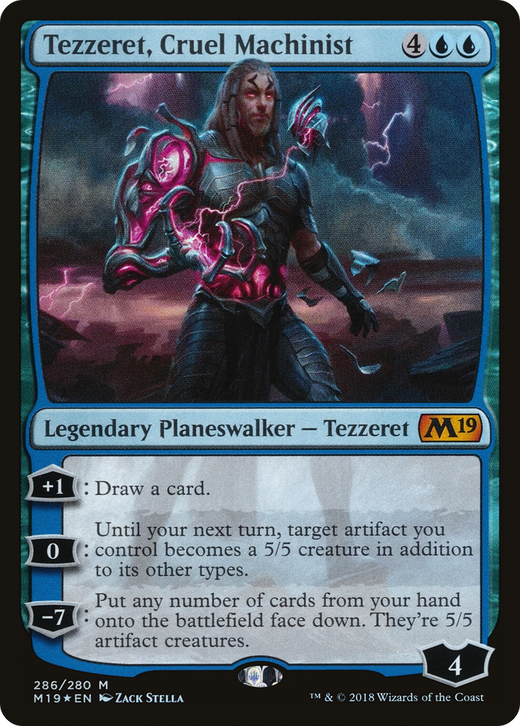 Tezzeret, Cruel Machinist [Core Set 2019]-1