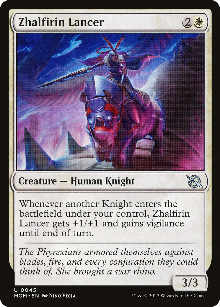 Zhalfirin Lancer (MOM-045) - March of the Machine-1