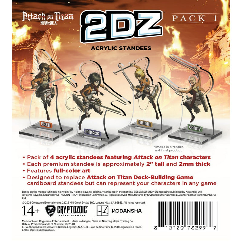 Attack on Titan 2DZ Pack 1