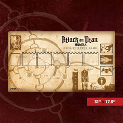 Attack on Titan Deck Building Game Playmat