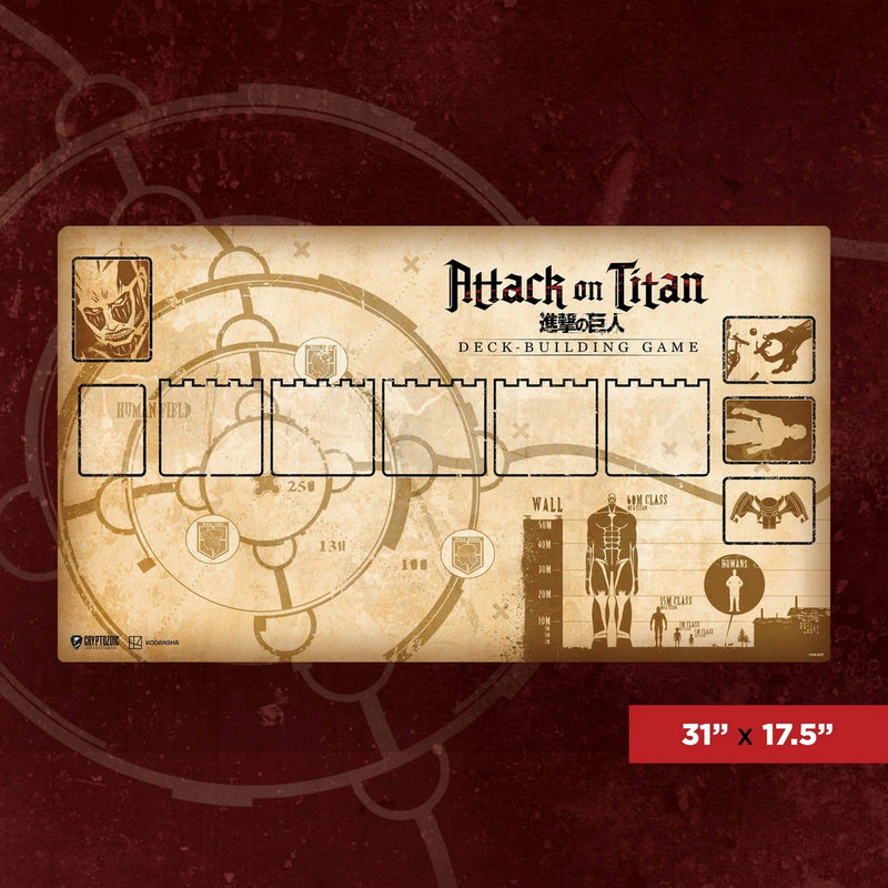 Attack on Titan Deck Building Game Playmat