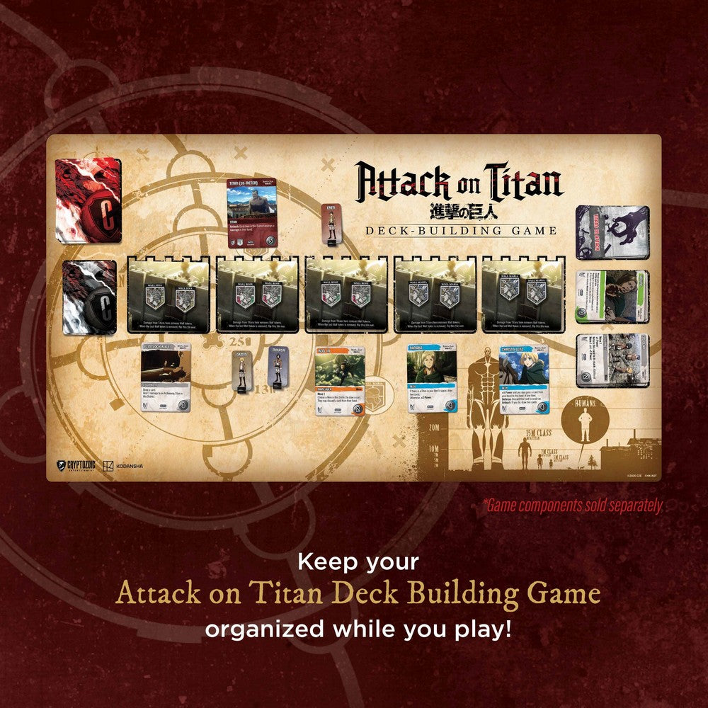Attack on Titan Deck Building Game Playmat
