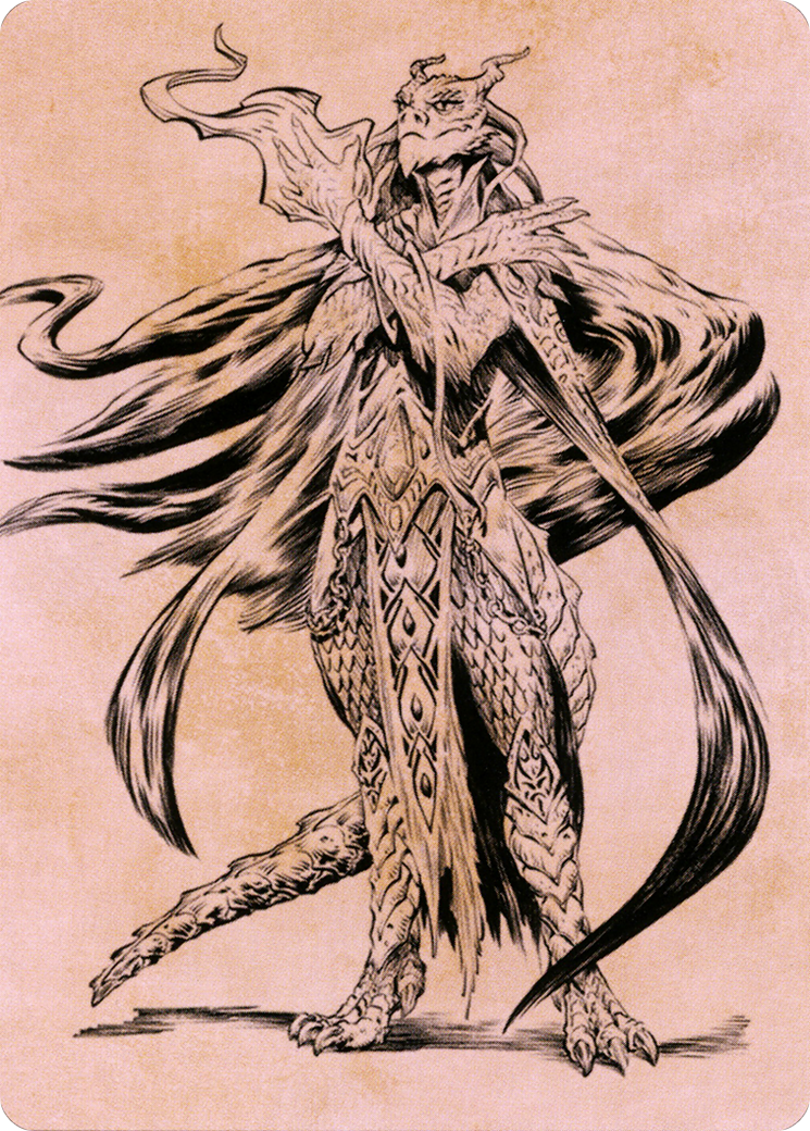 Lozhan, Dragons' Legacy // Lozhan, Dragons' Legacy (ACLB-069) - Battle for Baldur's Gate Art Series (Borderless)-3