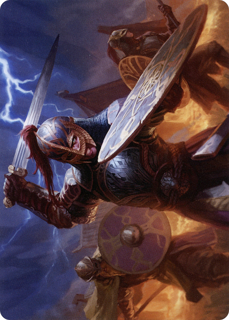 Beskir Shieldmate // Beskir Shieldmate (ASKHM-001) - Art Series: Kaldheim (Borderless) Foil-3
