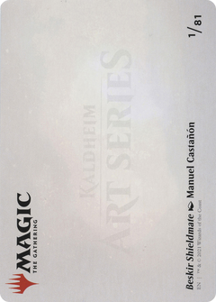 Beskir Shieldmate // Beskir Shieldmate (ASKHM-001) - Art Series: Kaldheim (Borderless) Foil-2