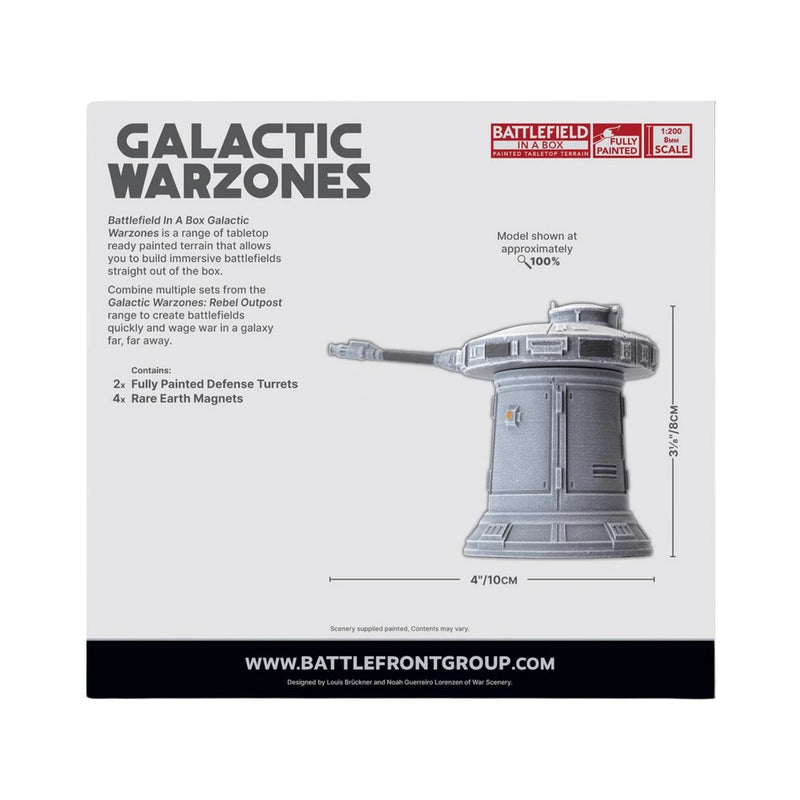 Battlefield in a Box: Galactic Warzones: Rebel Outpost - Defense Turrets