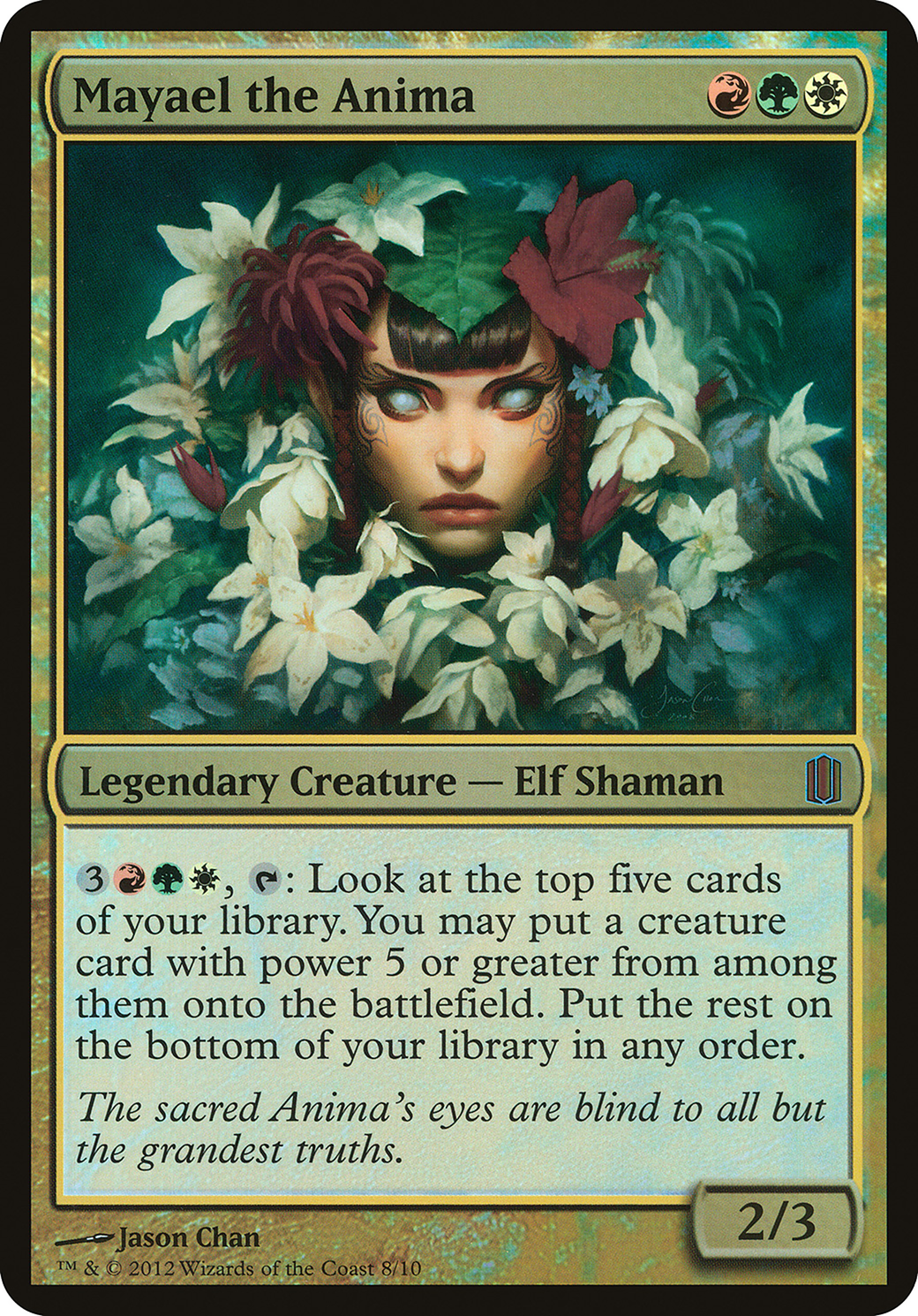 Mayael the Anima (Oversized) [Commander's Arsenal Oversized]-1