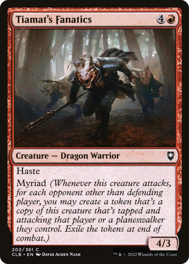 Tiamat's Fanatics [Commander Legends: Battle for Baldur's Gate]-1