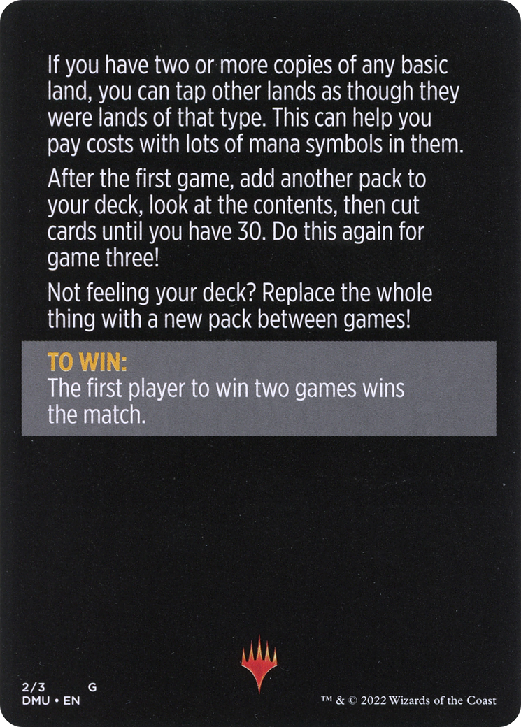 Mini-Master // Mini-Master (cont'd) (MDMU-002) - Dominaria United Minigames-2