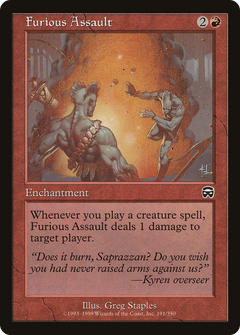 Furious Assault [Mercadian Masques]-1