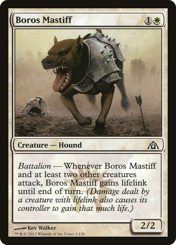 Boros Mastiff [Dragon's Maze]-1