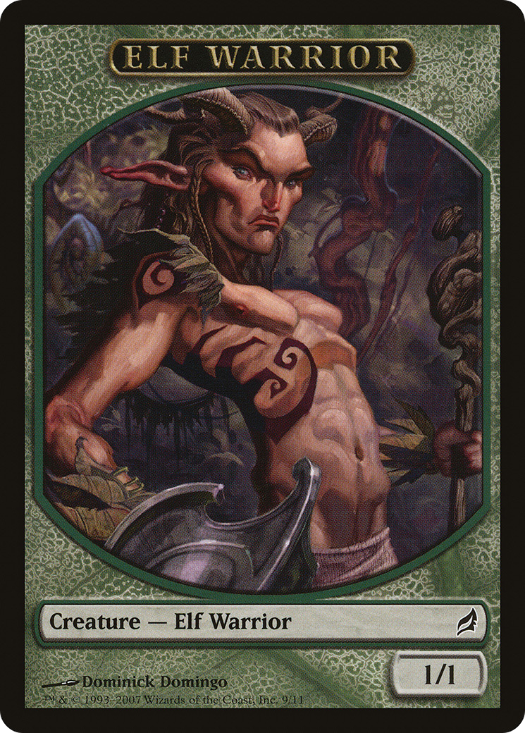 Elf Warrior Token [Lorwyn Tokens]-1