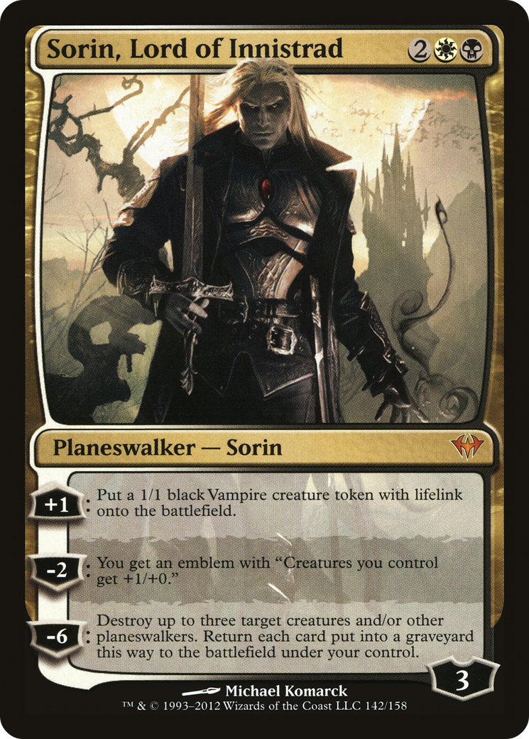 Sorin, Lord of Innistrad [Dark Ascension]-1