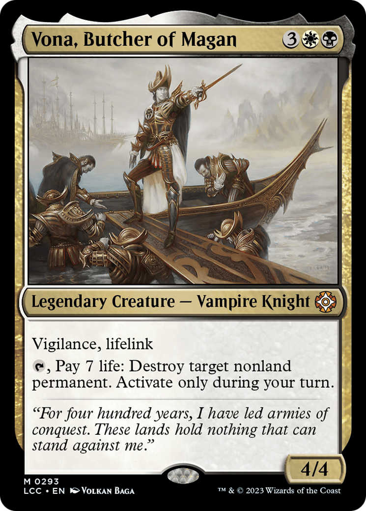 Vona, Butcher of Magan (LCC-293) - The Lost Caverns of Ixalan Commander-1