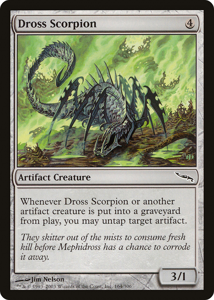 Dross Scorpion [Mirrodin]-1