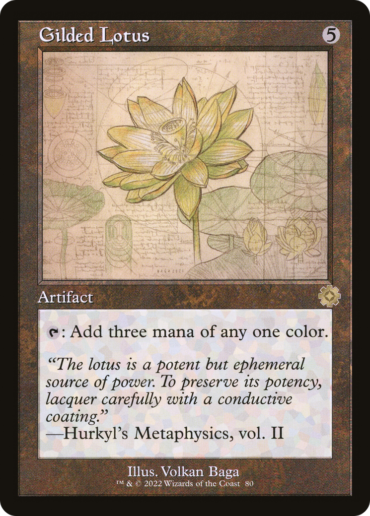 Gilded Lotus (Retro Schematic) [The Brothers' War Retro Artifacts]-1