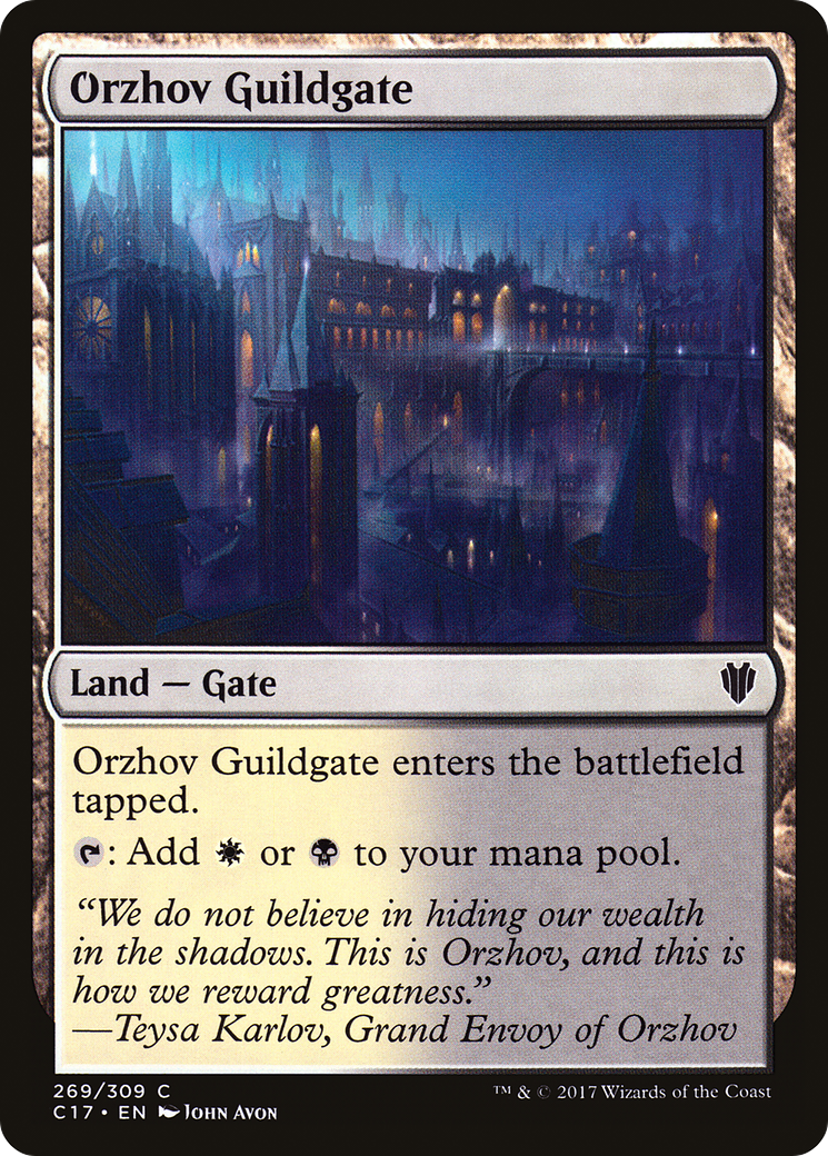 Orzhov Guildgate [Commander 2017]-1